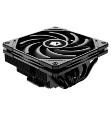 Вентилятор для процессора ID-COOLING IS-55 BLACK LGA1700/1200/115X/AM5/AM4 низкопрофильный высота 55mm (TDP 125W, PWM, 5 тепл.трубок + медная база, FAN 120mm, черный) BOX