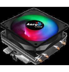 Вентилятор для процессора Aerocool Air Frost 4 125W / FRGB / 3-Pin / Intel 115*/775/1200/1700 /AMD / Heat pipe 6mm x4