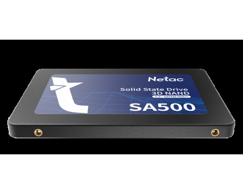 Твердотельный накопитель Netac SA500 960GB 2.5 SATAIII 3D NAND, R/W up to 530/475MB/s, TBW 480TB