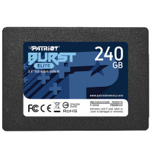 Твердотельный накопитель Patriot BURST ELITE 240GB SATA3 2,5"  , 450/320, 240GB, 3D