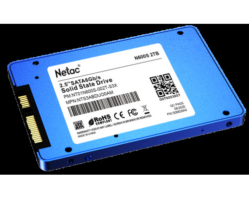 Твердотельный накопитель Netac N600S, 2TB, 2.5"