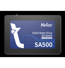 Твердотельный накопитель Netac SA500 480GB 2.5 SATAIII 3D NAND, R/W up to 520/450MB/s, TBW 240TB