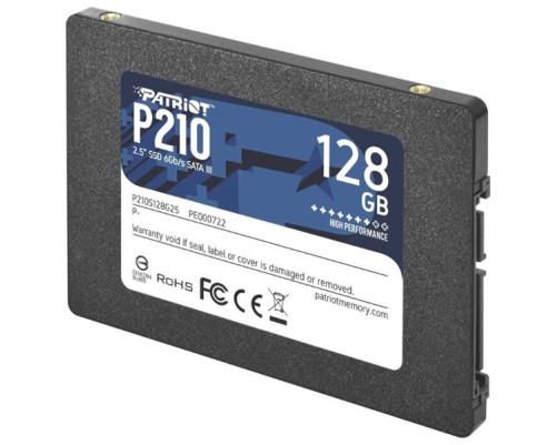 Твердотельный накопитель Patriot P210 128GB SATA3 2.5" 450/430 128GB 3D