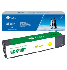 Картридж Cartridge G&G 991X для HP PageWide Managed, (16 000стр.), желтый (аналог X4D16AC,M0K25XC,M0J98AE)