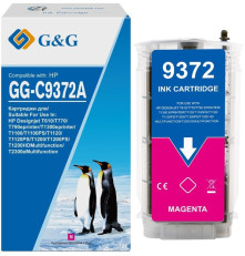 Картридж Cartridge G&G 72 для DJ T610/T620/T770/T1100/T1120/ T1200/T2300/T1300/T790, пурпурный (130мл)