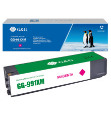 Картридж G&G 991X для HP PageWide Managed, пурпурный, (16000стр.) (аналог X4D13AC,M0K10XC,M0J94AE)