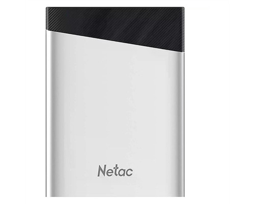 Внешний накопитель SSD Netac Z6S 2TB USB 3.2 Gen 2 Type-C External SSD, R/W up to 550MB/480MB/s,with USB-C to USB-A cable and USB-A to USB-C adapter