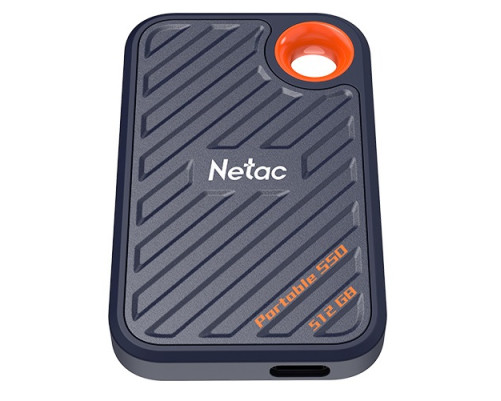 Внешний накопитель SSD Netac ZX20 512GB USB 3.2 Gen 2 Type-C External SSD, R/W up to 2000MB/1800MB/s, with USB C to A cable and 20Gbps USB C to C cable