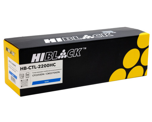 Картридж Hi-Black (HB-CTL-2200HC) для Pantum CP2250DN/CM2270ADN, голубой (3500 стр.)