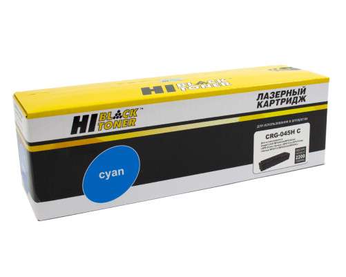 Картридж Hi-Black (HB-№045H C) для Canon LBP-611/613/MF631/633/635, голубой (2200 стр.)
