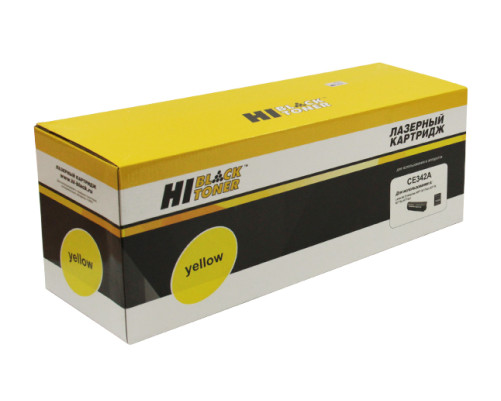 Картридж Hi-Black (HB-CE342A) для HP CLJ Enterprise MFP M775dn/775f/775z, №651A, Восстан, желтый (16000 стр.)