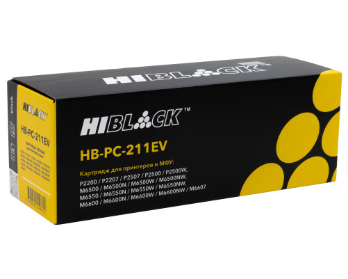 Картридж Hi-Black (HB-PC-211EV) для Pantum P2200/P2207/P2507/P2500W/M6500/6550/6607 (1600 стр.)