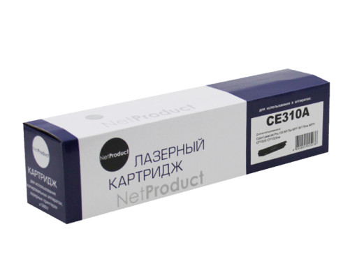 Тонер-картридж NetProduct для HP CLJ CP1025/1025nw/Pro M175, черный (1200 стр.)