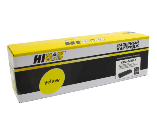 Картридж Hi-Black (HB-№045H Y) для Canon LBP-611/613/MF631/633/635, желтый (2200 стр.)