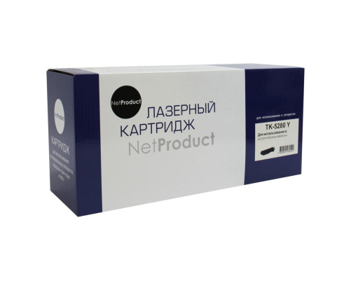 Тонер-картридж NetProduct (N-TK-5280Y) для Kyocera ECOSYS P6235/M6235/M6635, желтый (11000 стр.)