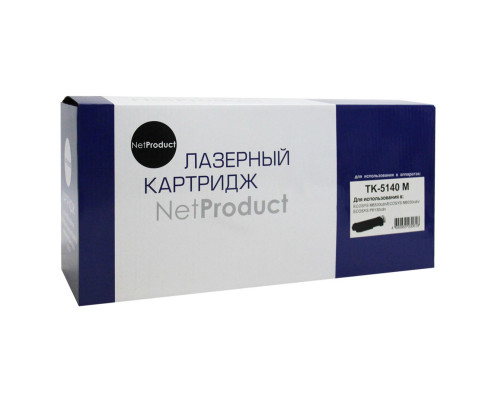 Тонер-картридж NetProduct (N-TK-5140M) для Kyocera ECOSYS M6030cdn/M6530cdn, пурпурный (5000 стр.)