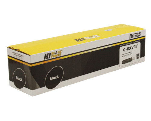 Тонер-картридж Hi-Black (HB-C-EXV37) для Canon iR-1730i/1740i/1750i, туба (15000 стр.)