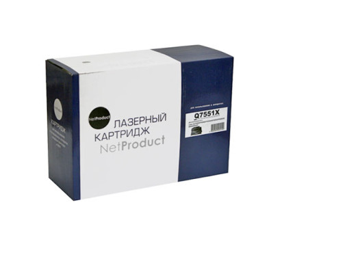 Картридж NetProduct (N-Q7551X) для HP LJ P3005/M3027MFP/M3035MFP, (13000 стр.)