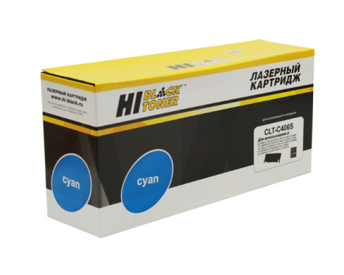 Тонер-картридж Hi-Black (HB-CLT-C406S) для Samsung CLP-360/365/368/CLX-3300/3305, голубой (1000 стр.)