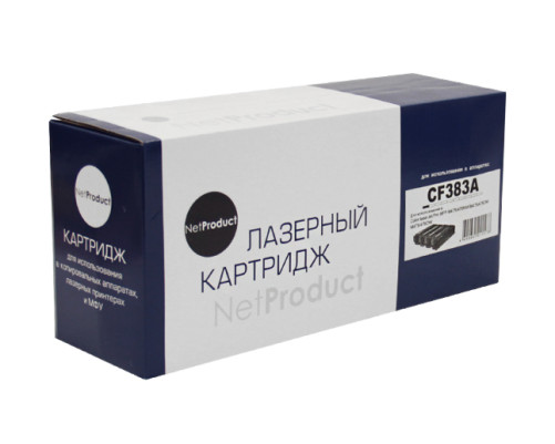Картридж NetProduct для HP CLJ Pro MFP M476dn/dw/nw, №312A, пурпурный (2700 стр.)