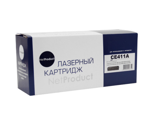 Картридж NetProduct для HP CLJ Pro300 Color M351/M375/Pro400 Color/M451, голубой (2600 стр.)