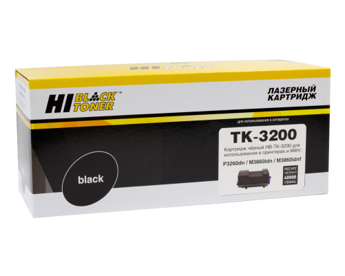 Тонер-картридж Hi-Black (HB-TK-3200) для Kyocera Ecosys P3260dn/M3860idn/M3860idnf, (40000 стр.)