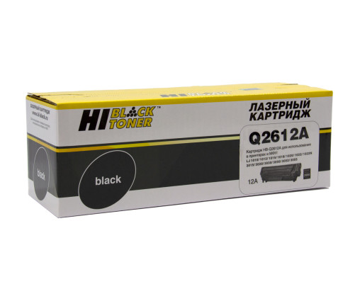 Картридж Hi-Black (HB-Q2612A) для HP LJ 1010/1020/3050, (2000 стр.)