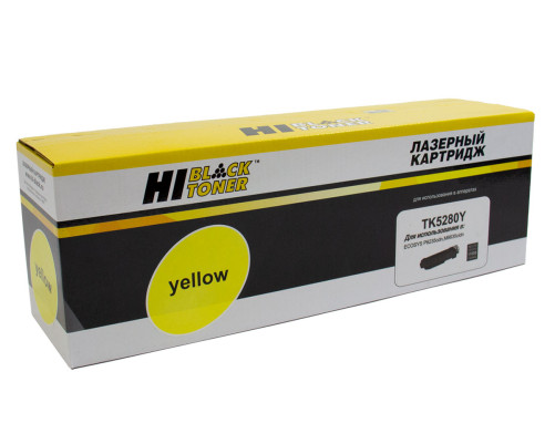 Тонер-картридж Hi-Black (HB-TK-5280Y) для Kyocera ECOSYS P6235/M6235/M6635, желтый (11000 стр.)