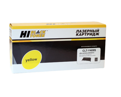Тонер-картридж Hi-Black (HB-CLT-Y409S) для Samsung CLP-310/315/CLX-3170fn/3175, желтый (1000 стр.)