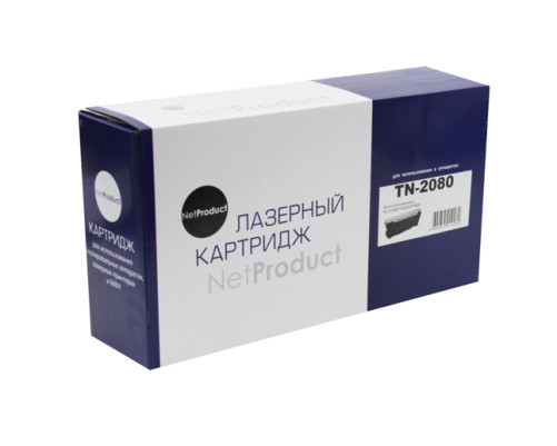 Тонер-картридж NetProduct (N-TN-2080) для Brother HL-2130/DCP-7055, (700 стр.)