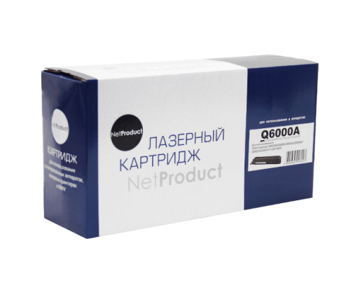 Картридж NetProduct (N-Q6000A) для HP CLJ 1600/2600/2605, Восстановленный, черный (2500 стр.)