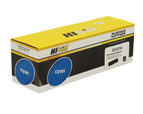 Картридж Hi-Black (HB-CE321A) для HP CLJ Pro CP1525/CM1415, № 128A, голубой (1300 стр.)