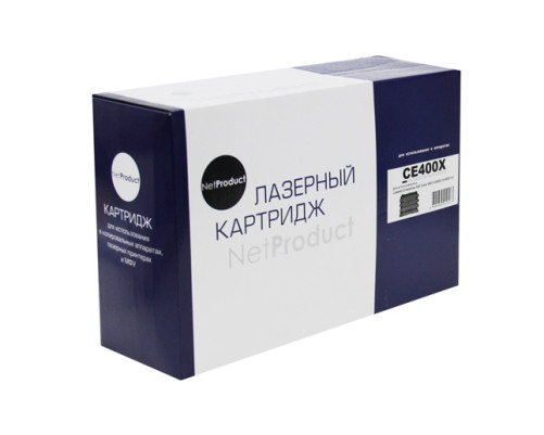 Картридж NetProduct (N-CE400X) для HP LJ Enterprise 500 color M551n/M575dn, черный (11000 стр.)