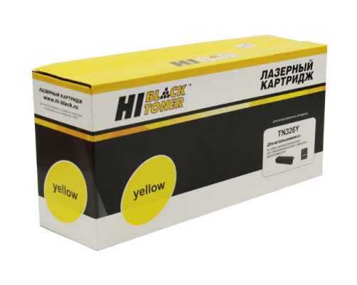 Тонер-картридж Hi-Black (HB-TN-326Y) для Brother HL-L8250CDN/8350CDW/8350CDWT, желтый (3500 стр.)