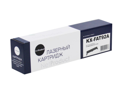 Тонер-картридж NetProduct (N-KX-FAT92A) для Panasonic KX-MB263/283/763/773/783, (2000 стр.)