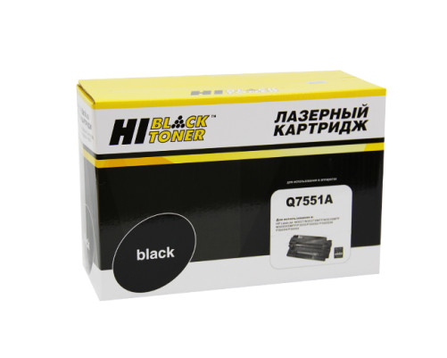 Картридж Hi-Black (HB-Q7551A) для HP LJ P3005/M3027MFP/M3035MFP, (6500 стр.)