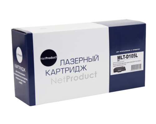 Картридж NetProduct (N-MLT-D105L) для Samsung ML-1910/1915/2525/2580N/SCX4600, (2500 стр.)
