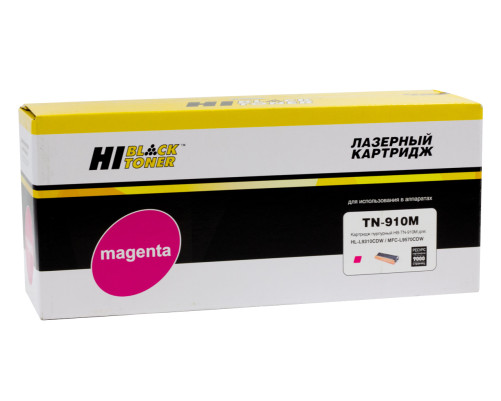 Тонер-картридж Hi-Black (HB-TN-910M) для Brother HL-L9310CDW/MFC L9570CDW, пурпурный (9000 стр.)