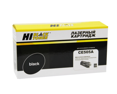 Картридж Hi-Black (HB-CE505A) для HP LJ P2055/P2035/Canon №719 (2300 стр.)
