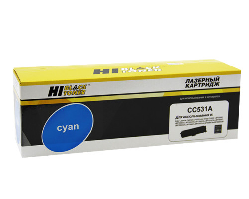 Картридж Hi-Black (HB-CC531A/CE411/CF381/718) для HP CLJ CP2025/CM2320/Canon LBP7200, голубой (2800 стр.)