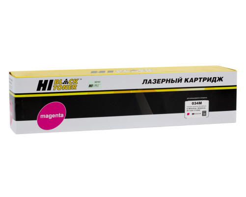 Тонер-картридж Hi-Black (HB-№034 M) для Canon iR Adv C1225/C1225iF/MF810/820, пурпурный (7300 стр.)