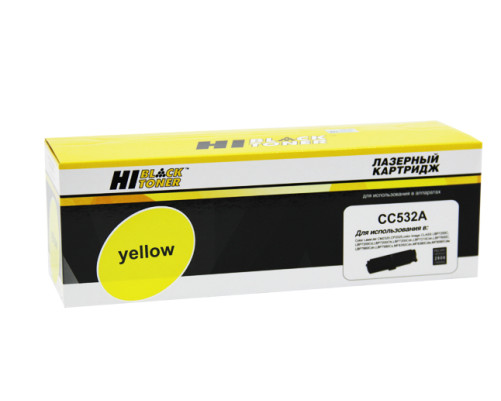 Картридж Hi-Black (HB-CC532A/CE412/CF382/718) для HP CLJ CP2025/CM2320/Canon LBP7200, желтый (2800 стр.)