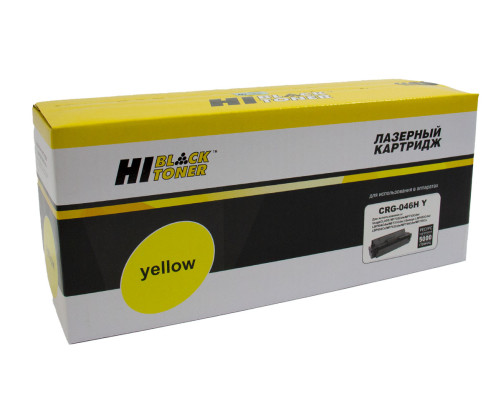 Картридж Hi-Black (HB-№046H Y) для Canon LBP-653/654/MF732/734/735, желтый (5000 стр.)
