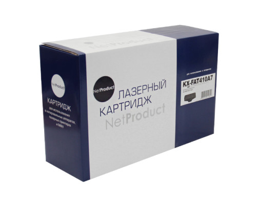 Картридж NetProduct (N-KX-FAT410A7) для Panasonic KX-MB1500/1520, (2500 стр.)