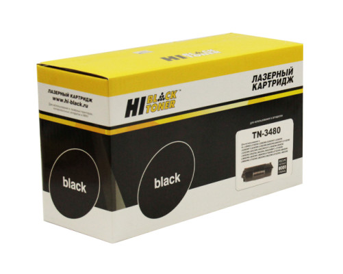 Тонер-картридж Hi-Black (HB-TN-3480) для Brother HL-L5000D/5100DN/5200DW, (8000 стр.)