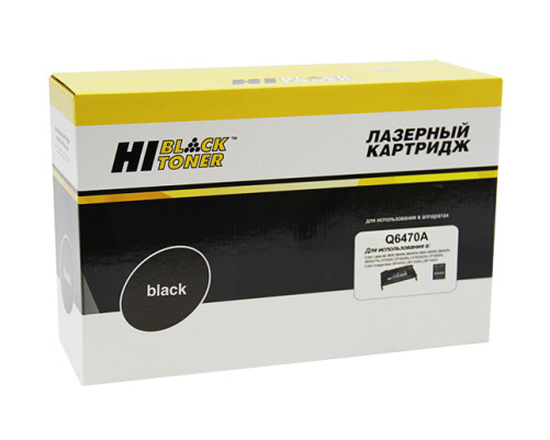 Картридж Hi-Black (HB-Q6470A) для HP CLJ 3600/3800/CP3505 Универс., Восстанов., черный (6000 стр.)