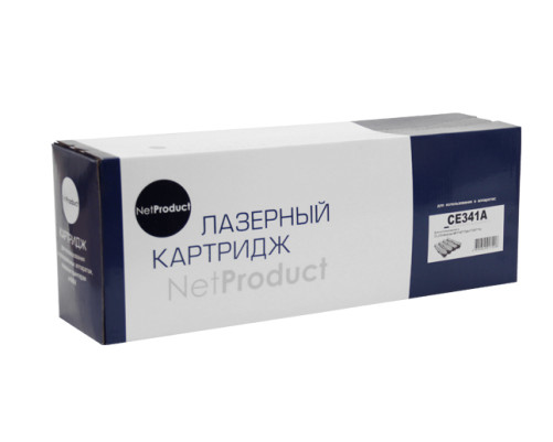 Картридж NetProduct (N-CE341A) для HP CLJ Enterprise MFP M775dn/775f/775z, № 651A, голубой (16000 стр.)