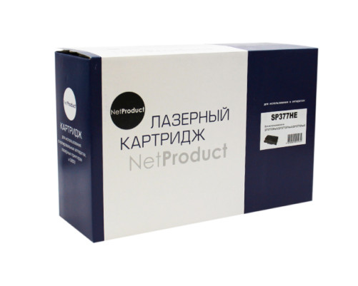 Картридж NetProduct для Ricoh Aficio SP377DNwX/SP377SFNwX/SP377SNwX (6400 стр.)