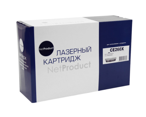 Картридж NetProduct для HP CLJ CP4025/4525, Восстановленный, черный (17000 стр.)