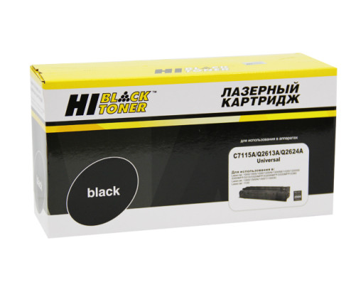 Картридж Hi-Black (HB-C7115A/Q2613A/Q2624A) для HP LJ 1200/1300/1150, Универсальный, (2500 стр.)